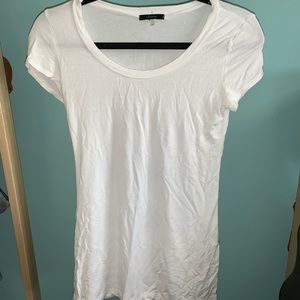 basic layering white tee